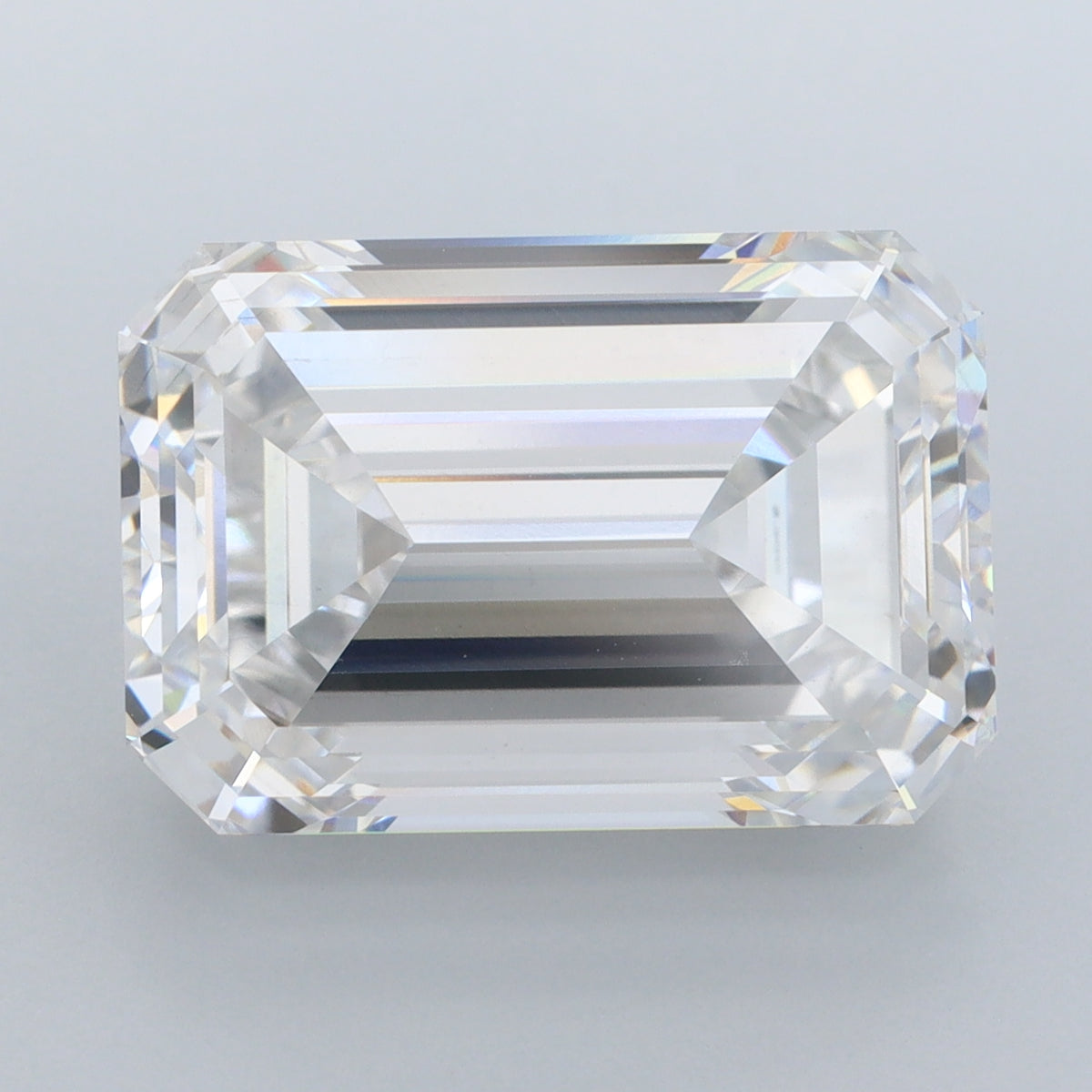 10.19 Carat Emerald Shaped, Ideal Cut, F Color, VS2 Clarity, IGI Certified Lab Grown Diamond