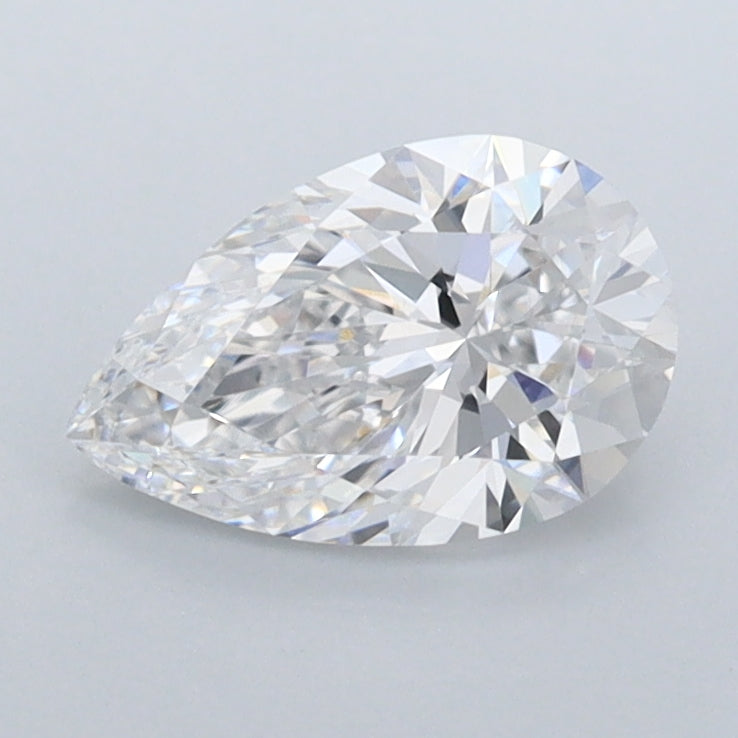 1.04 Carat Pear Shaped, Ideal Cut, D Color, VVS1 Clarity, IGI Certified Lab Grown Diamond