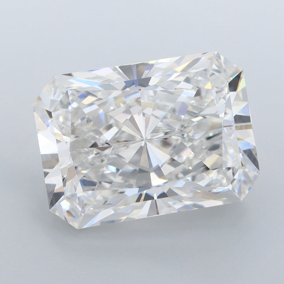 7.10 Carat Radiant Shaped, Ideal Cut, E Color, VVS2 Clarity, IGI Certified Lab Grown Diamond