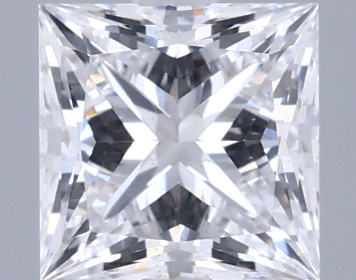 1.12 Carat Princess Shaped, Ideal Cut, D Color, VS2 Clarity, IGI Certified Lab Grown Diamond