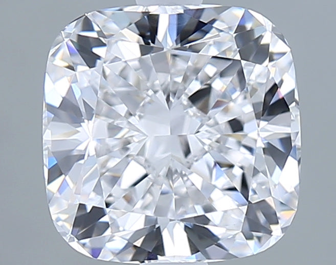 2.02 Carat Cushion Shaped, Ideal Cut, E Color, VS1 Clarity, GIA Certified Lab Grown Diamond