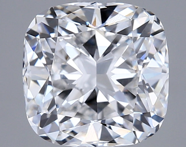 2.41 Carat Cushion Shaped, Ideal Cut, E Color, VVS2 Clarity, GIA Certified Lab Grown Diamond