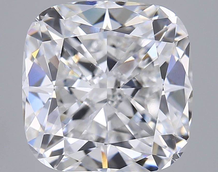 3.50 Carat Cushion Shaped, Ideal Cut, E Color, VVS2 Clarity, GIA Certified Lab Grown Diamond