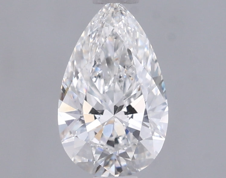 0.59 Carat Pear Shaped, Ideal Cut, E Color, VVS1 Clarity, IGI Certified Lab Grown Diamond