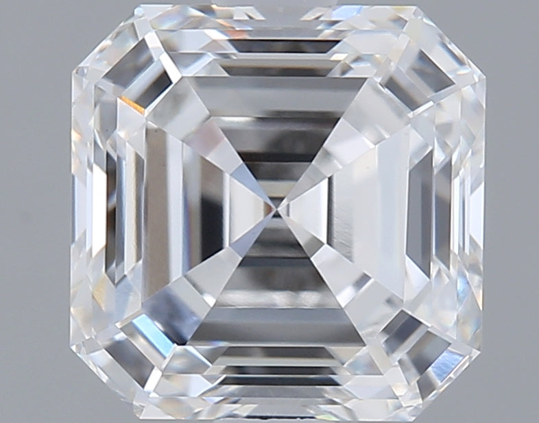 1.77 Carat Asscher Shaped, Ideal Cut, D Color, VS1 Clarity, IGI Certified Lab Grown Diamond