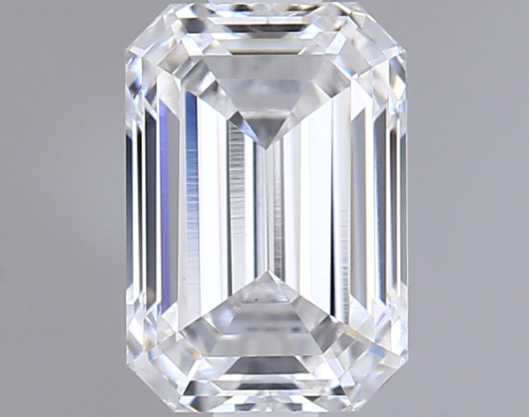 1.04 Carat Emerald Shaped, Ideal Cut, D Color, VS1 Clarity, IGI Certified Lab Grown Diamond