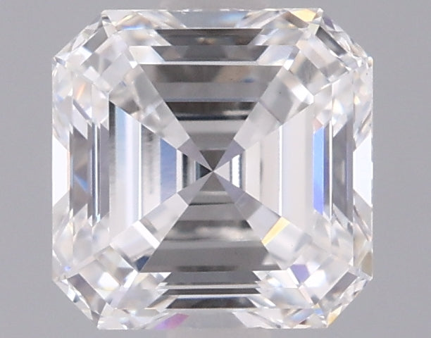 1.32 Carat Asscher Shaped, Ideal Cut, D Color, VVS2 Clarity, IGI Certified Lab Grown Diamond