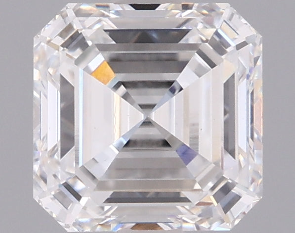 1.58 Carat Asscher Shaped, Ideal Cut, D Color, VVS2 Clarity, IGI Certified Lab Grown Diamond