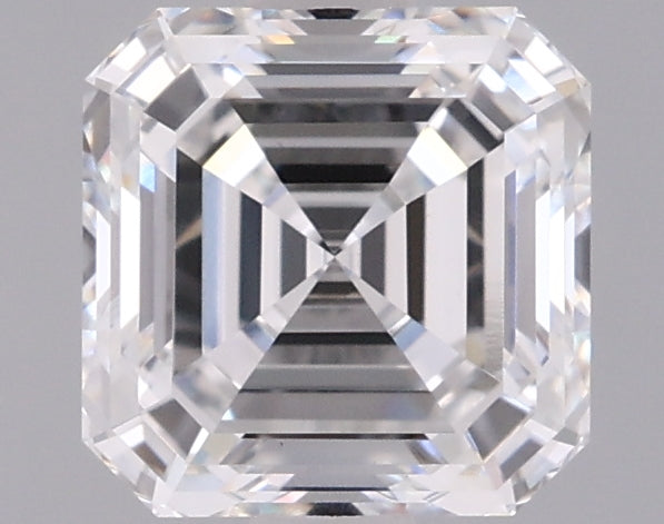 1.53 Carat Asscher Shaped, Ideal Cut, D Color, VVS2 Clarity, IGI Certified Lab Grown Diamond