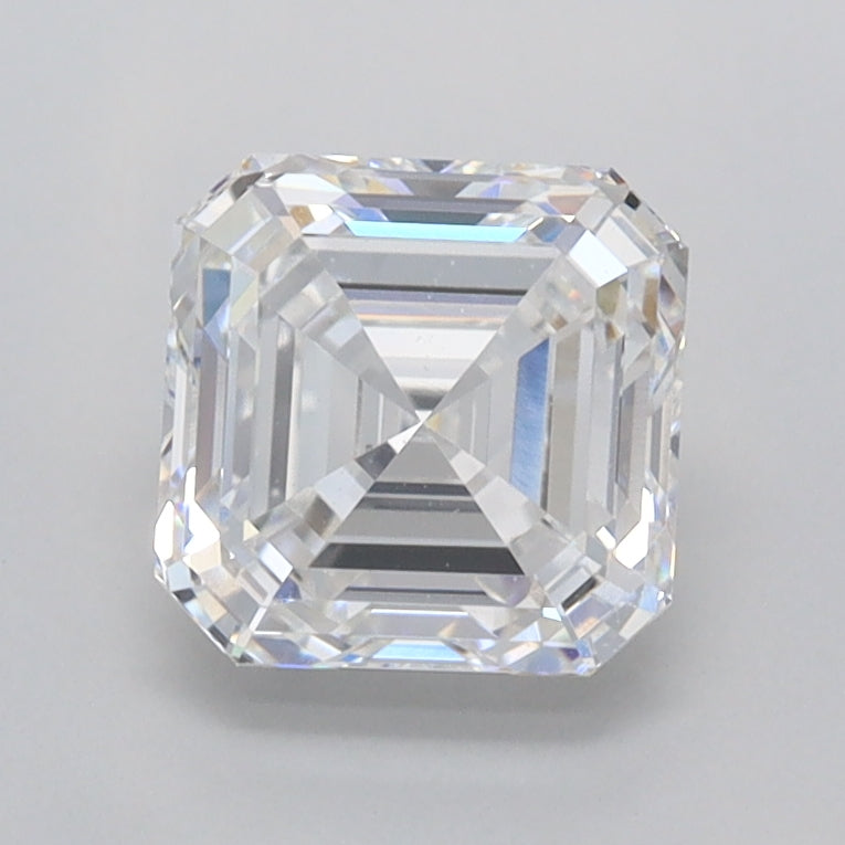 1.51 Carat Asscher Shaped, Ideal Cut, D Color, VVS1 Clarity, IGI Certified Lab Grown Diamond