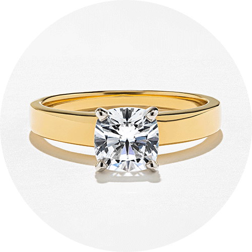 conflict-free modern engagement ring