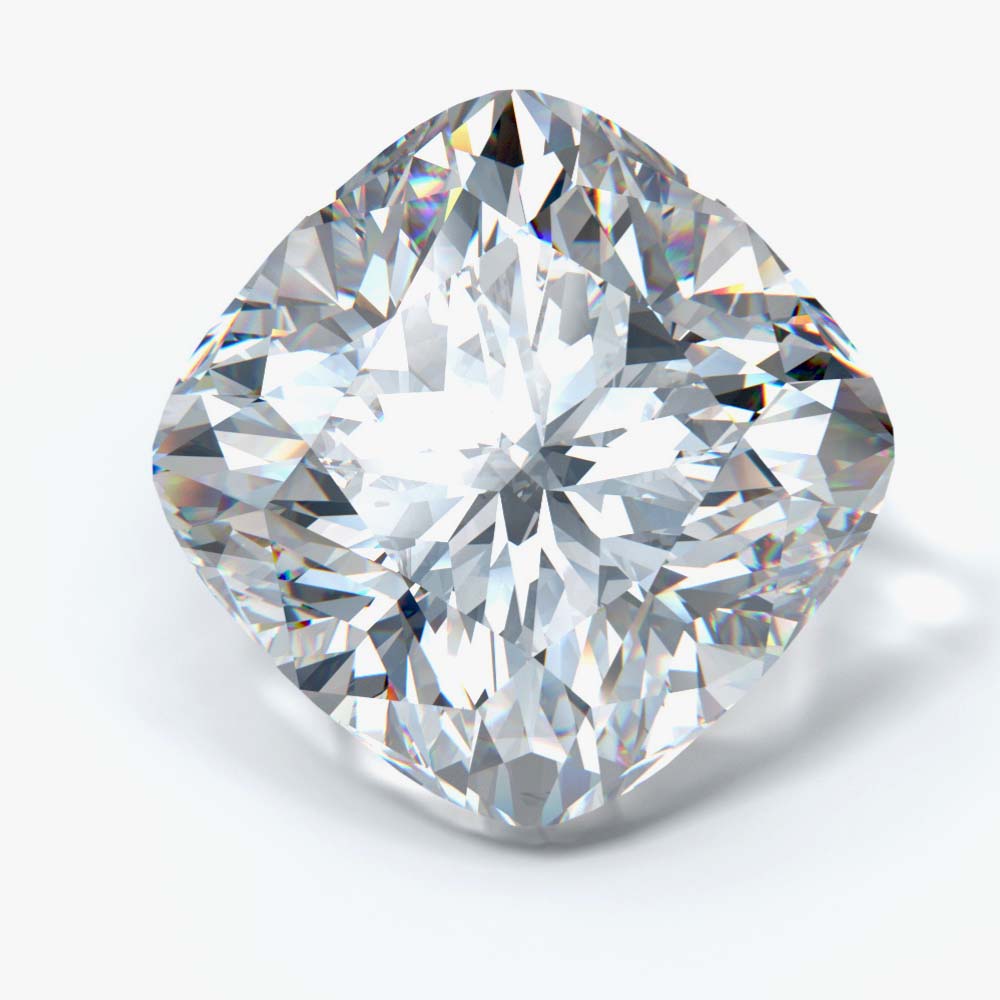 2.51 Carat Cushion Shaped, Ideal Cut, F Color, VS1 Clarity, IGI Certified Lab Grown Diamond