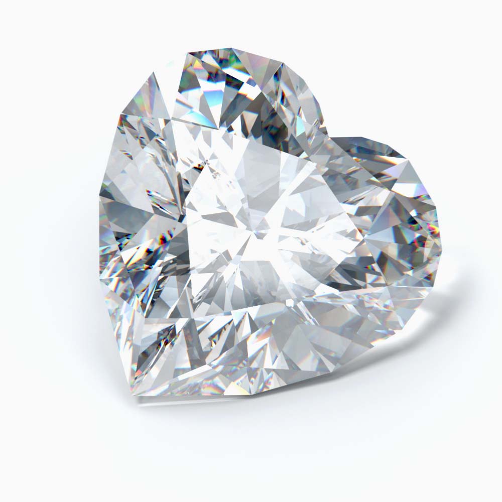 5.09 Carat Heart Shaped, Ideal Cut, D Color, VVS2 Clarity, IGI Certified Lab Grown Diamond