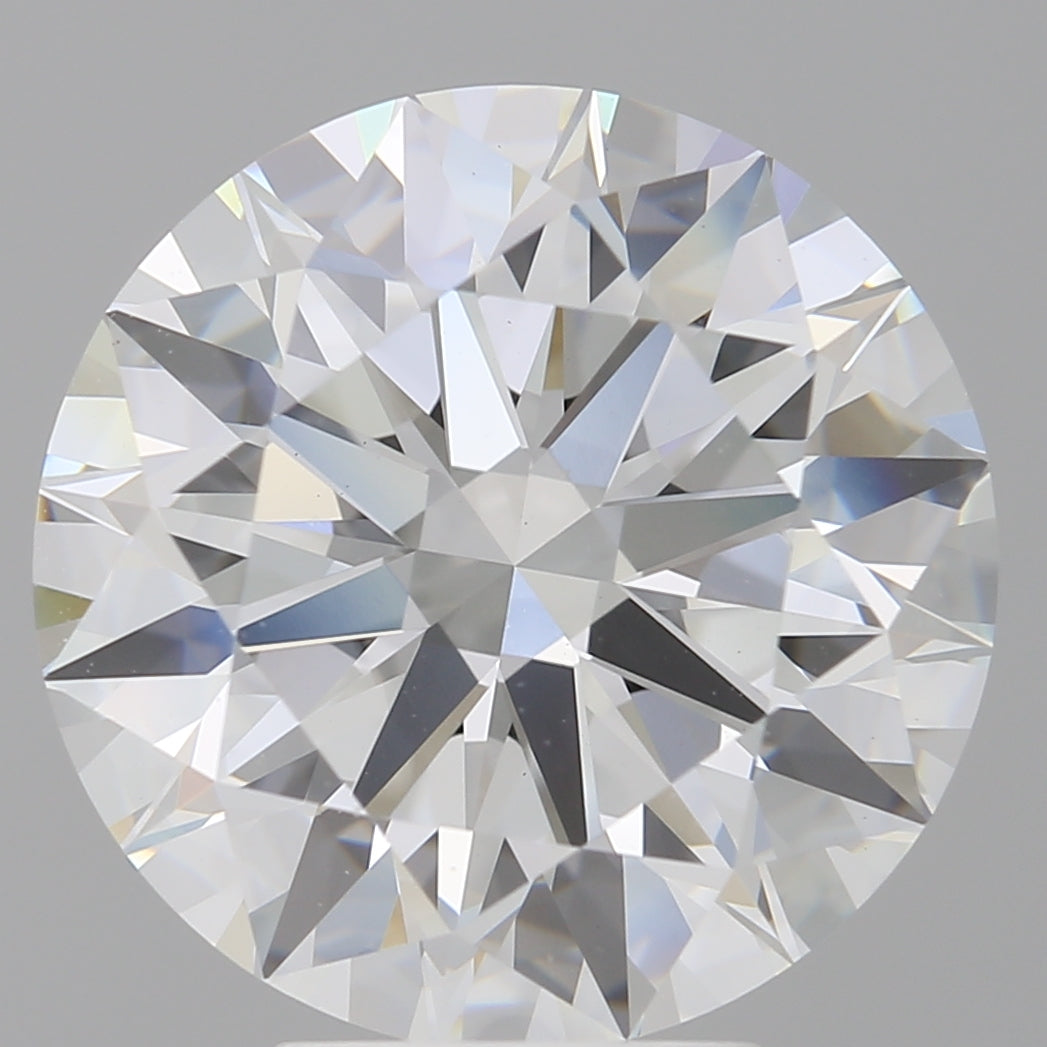 6.03 Carat Round Shaped, Ideal Cut, F Color, VVS2 Clarity, IGI Certified Lab Grown Diamond