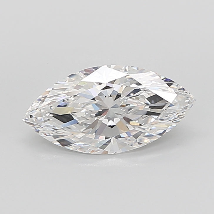 4.06 Carat Marquise Shaped, Ideal Cut, E Color, VVS2 Clarity, IGI Certified Lab Grown Diamond