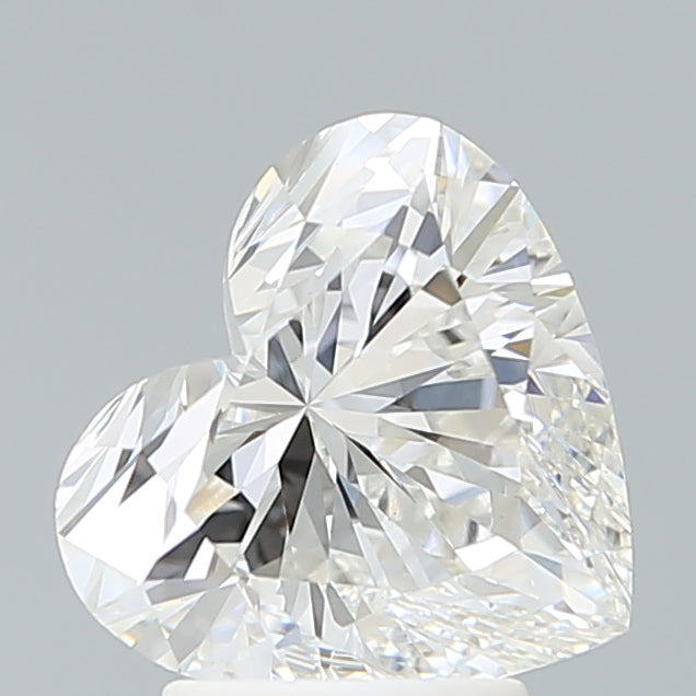 3.10 Carat Heart Shaped, Ideal Cut, F Color, VVS2 Clarity, IGI Certified Lab Grown Diamond