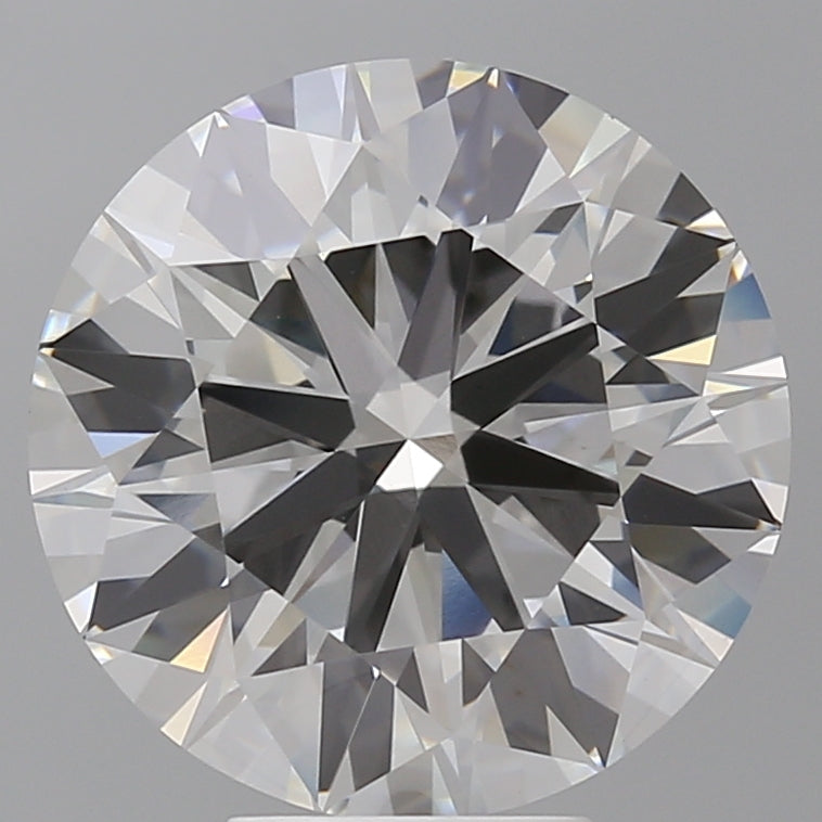 7.04 Carat Round Shaped, Ideal Cut, E Color, VVS2 Clarity, IGI Certified Lab Grown Diamond