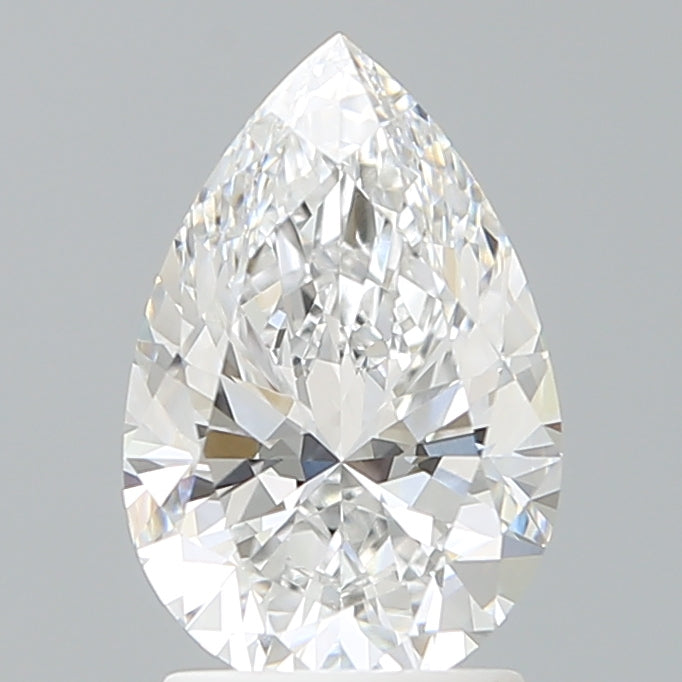 2.09 Carat Pear Shaped, Ideal Cut, D Color, VVS1 Clarity, IGI Certified Lab Grown Diamond
