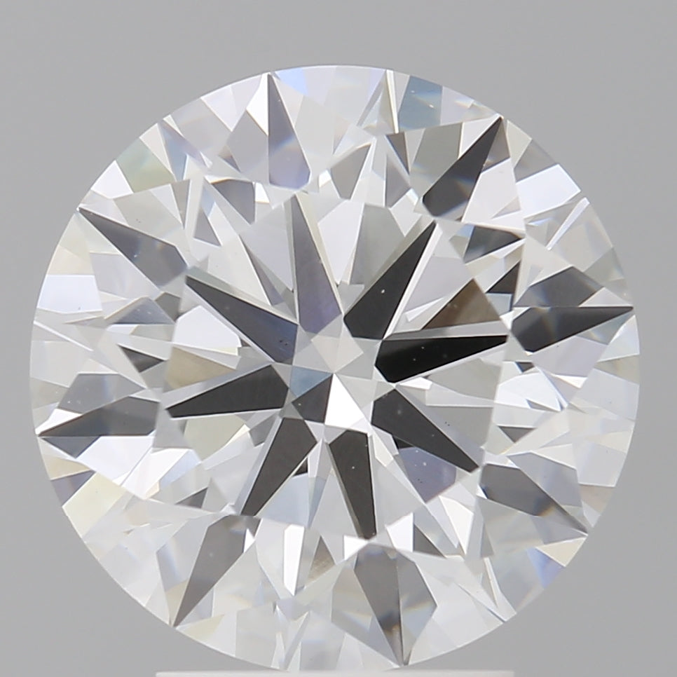 4.04 Carat Round Shaped, Ideal Cut, E Color, VVS2 Clarity, IGI Certified Lab Grown Diamond