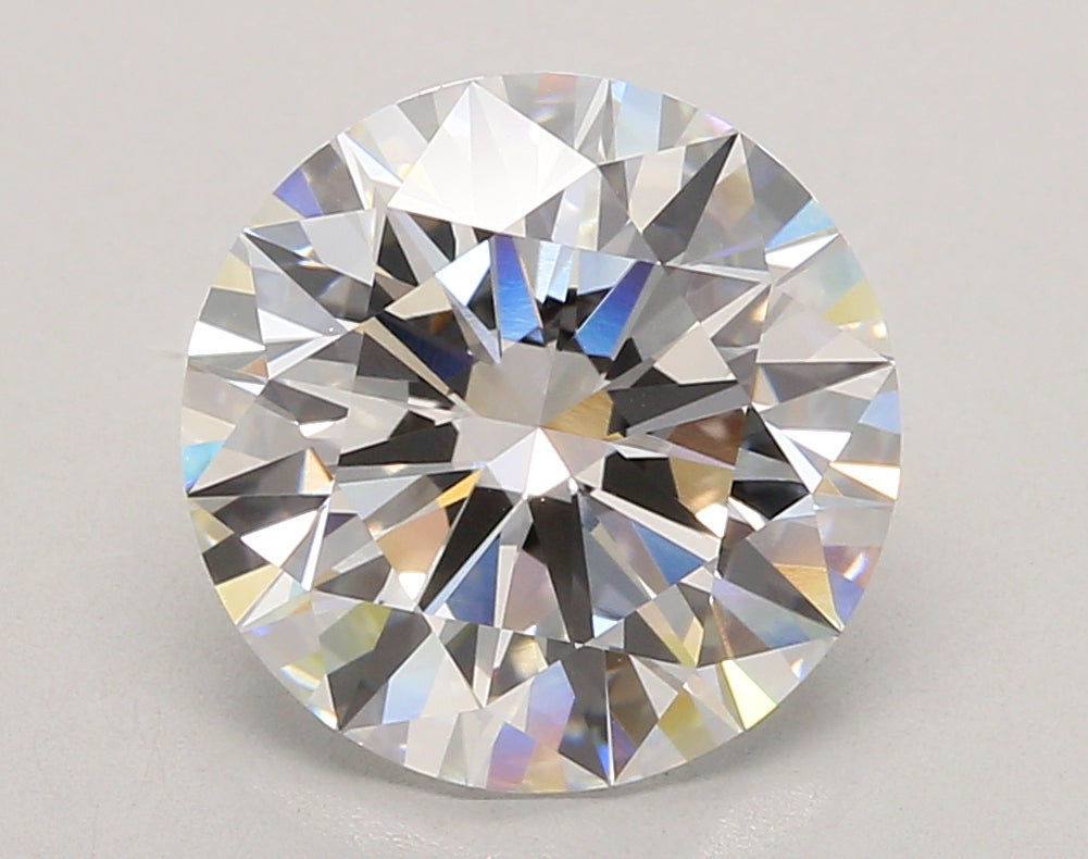 5.03 Carat Round Shaped, Ideal Cut, E Color, VVS2 Clarity, IGI Certified Lab Grown Diamond