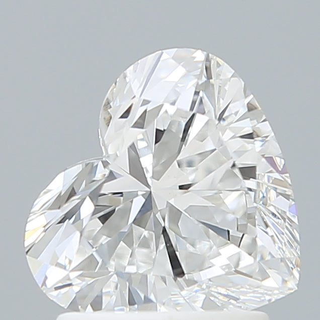 1.60 Carat Heart Shaped, Ideal Cut, E Color, VVS2 Clarity, IGI Certified Lab Grown Diamond