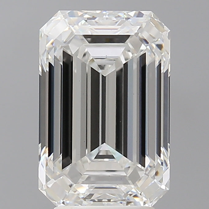 4.53 Carat Emerald Shaped, Ideal Cut, E Color, VS1 Clarity, IGI Certified Lab Grown Diamond