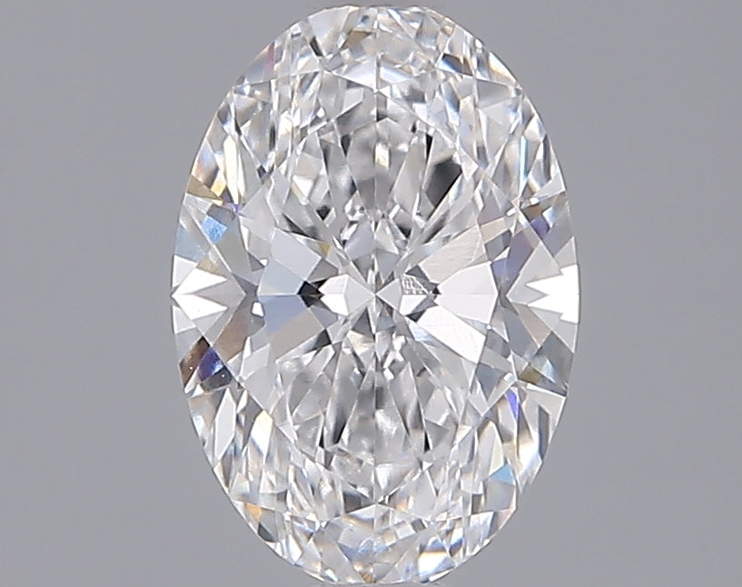 1.56 Carat Oval Shaped, Ideal Cut, D Color, VVS2 Clarity, IGI Certified Lab Grown Diamond