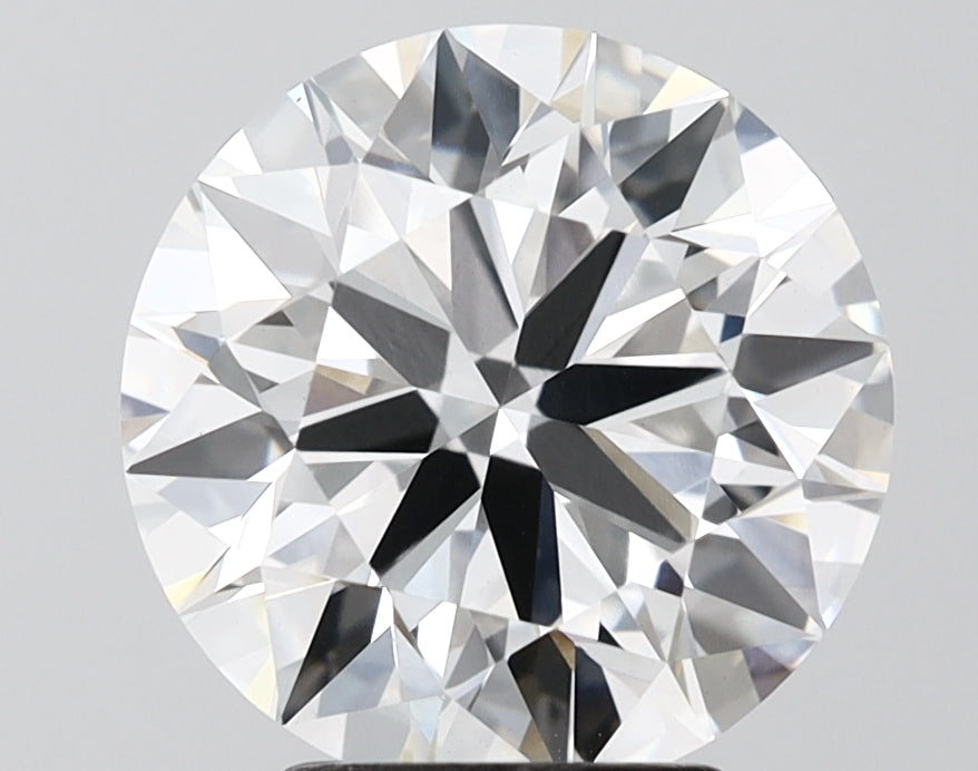 3.98 Carat Round Shaped, Ideal Cut, F Color, VS1 Clarity, IGI Certified Lab Grown Diamond