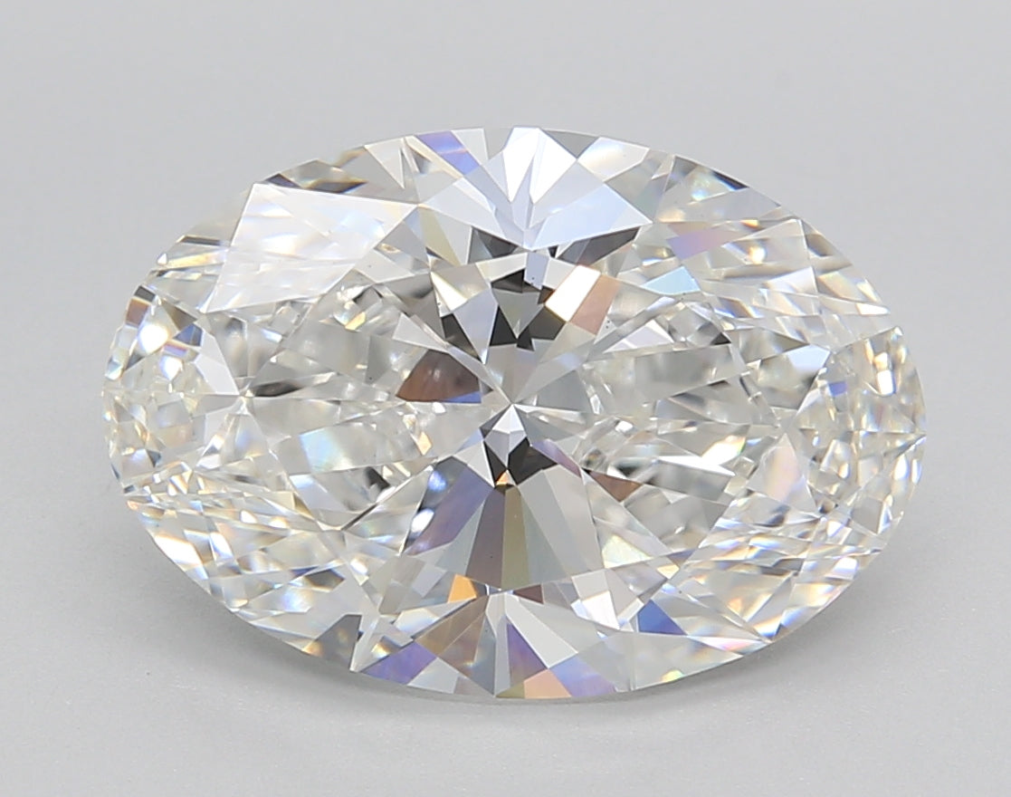 5.02 Carat Oval Shaped, Ideal Cut, E Color, VS1 Clarity, IGI Certified Lab Grown Diamond