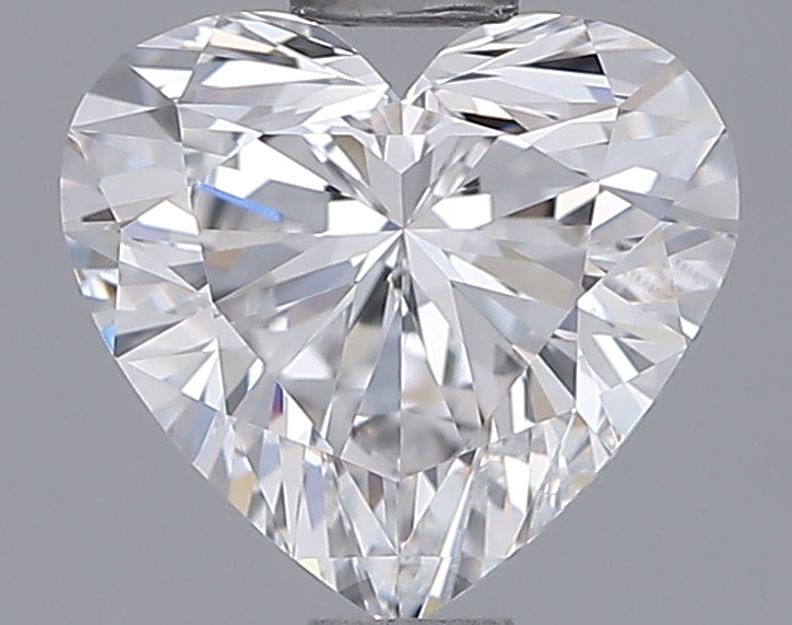 1.07 Carat Heart Shaped, Ideal Cut, D Color, VVS1 Clarity, IGI Certified Lab Grown Diamond