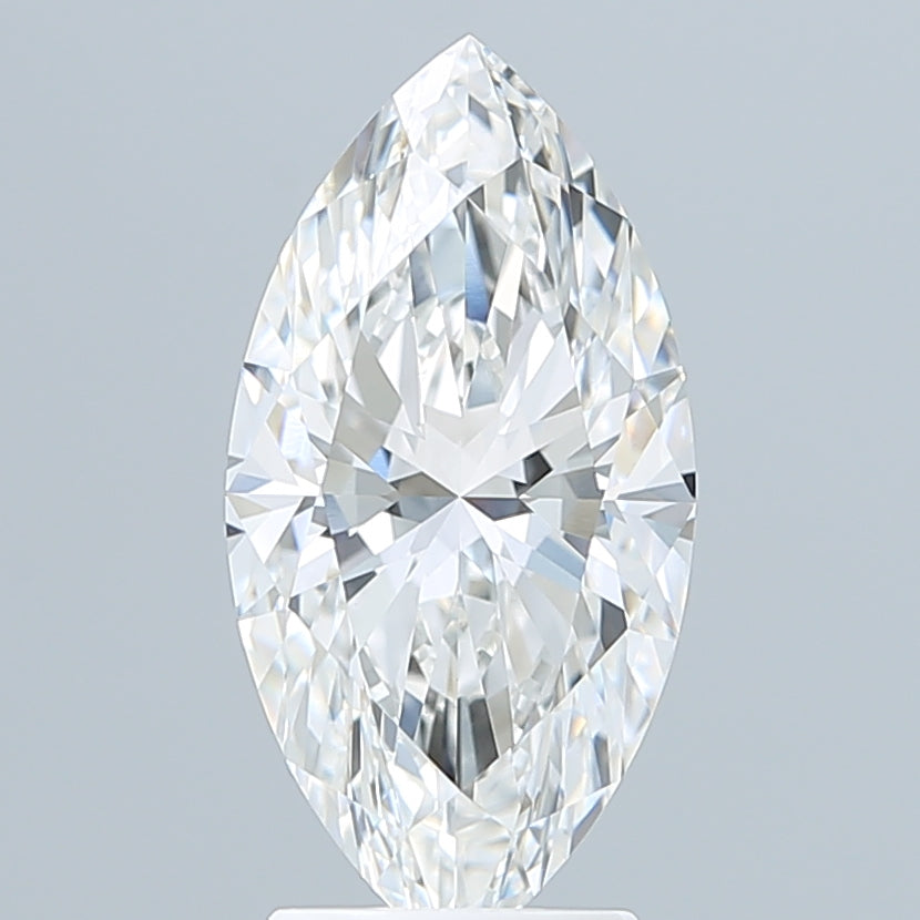 3.10 Carat Marquise Shaped, Ideal Cut, F Color, VVS2 Clarity, IGI Certified Lab Grown Diamond
