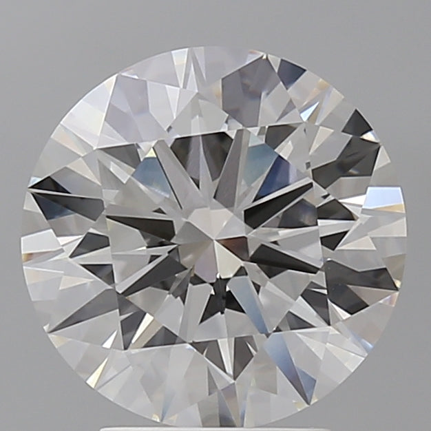 3.52 Carat Round Shaped, Ideal Cut, F Color, VVS2 Clarity, IGI Certified Lab Grown Diamond