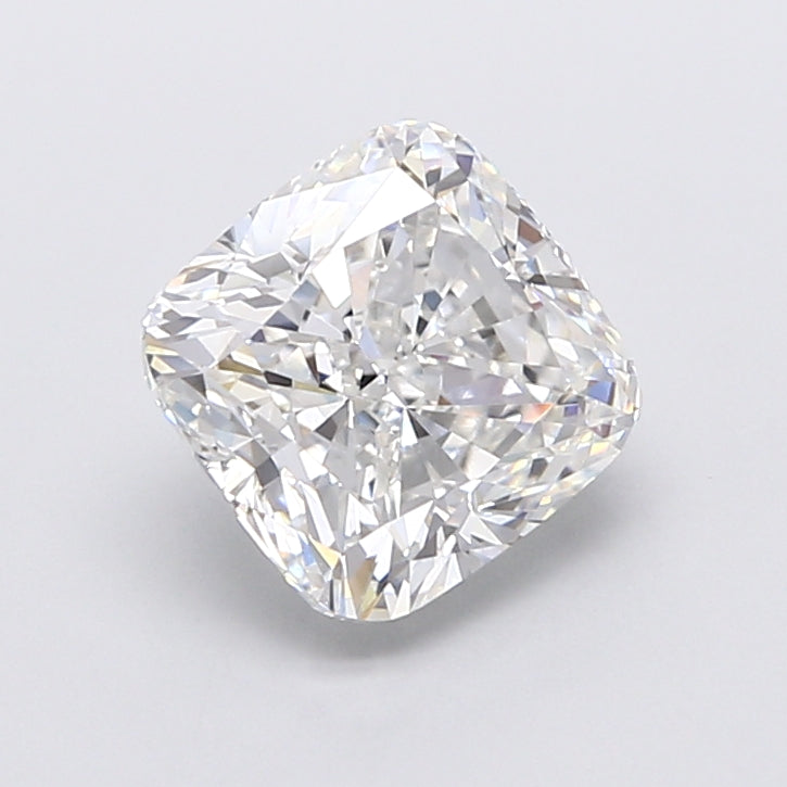 4.05 Carat Cushion Shaped, Very Good Cut, F Color, VVS2 Clarity, IGI Certified Lab Grown Diamond
