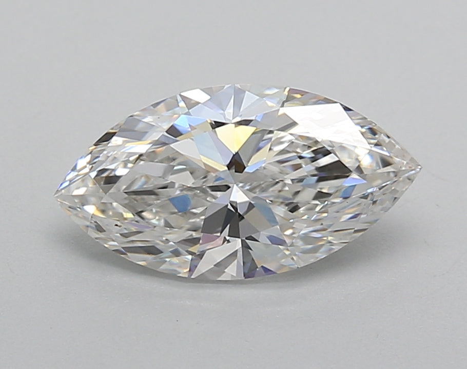 1.50 Carat Marquise Shaped, Excellent Cut, E Color, VVS2 Clarity, IGI Certified Lab Grown Diamond