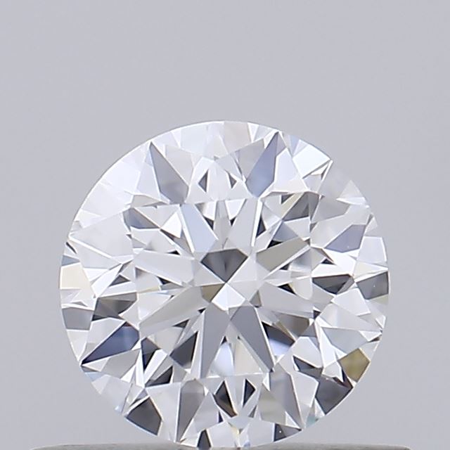 0.53 Carat Round Shaped, Ideal Cut, D Color, VVS2 Clarity, IGI Certified Lab Grown Diamond