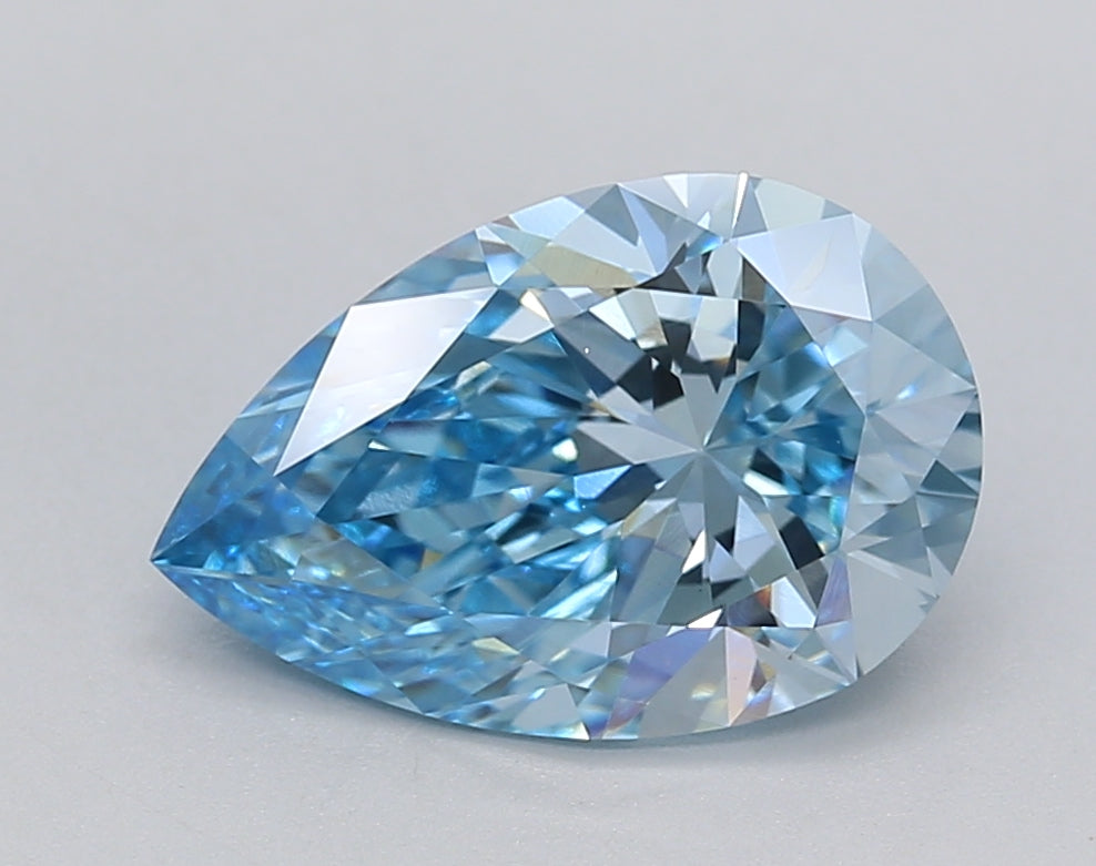 2.42 Carat Pear Shaped, Ideal Cut, VS1 Clarity, IGI Certified Lab Grown Diamond