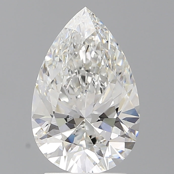 2.51 Carat Pear Shaped, Ideal Cut, E Color, VVS2 Clarity, IGI Certified Lab Grown Diamond