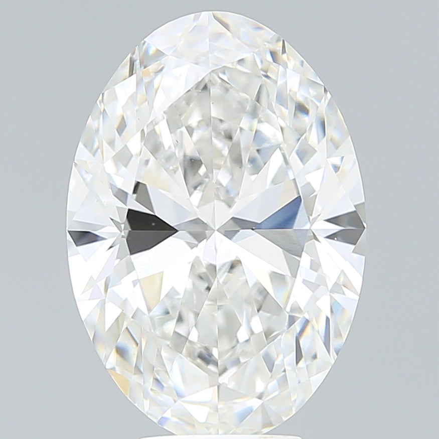6.57 Carat Oval Shaped, Ideal Cut, F Color, VS1 Clarity, IGI Certified Lab Grown Diamond