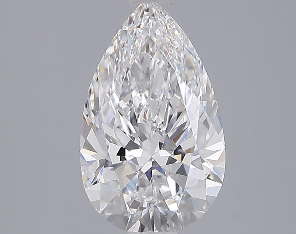 2.04 Carat Pear Shaped, Ideal Cut, D Color, VVS2 Clarity, IGI Certified Lab Grown Diamond