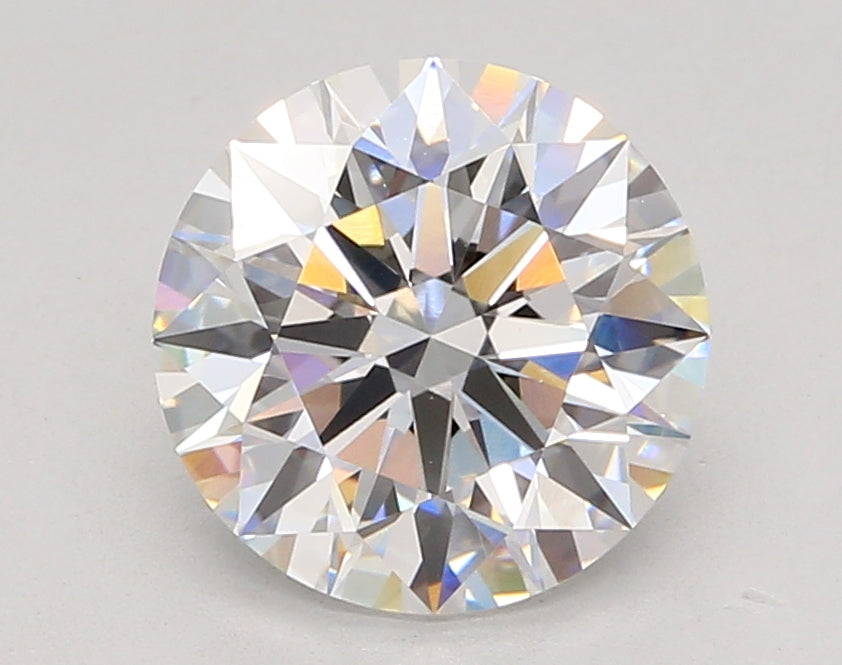 3.05 Carat Round Shaped, Ideal Cut, F Color, VVS2 Clarity, IGI Certified Lab Grown Diamond