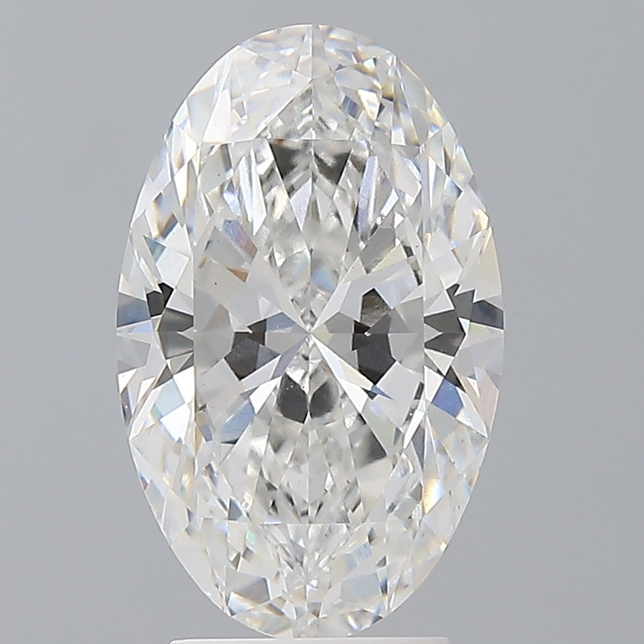3.60 Carat Oval Shaped, Ideal Cut, E Color, VS1 Clarity, IGI Certified Lab Grown Diamond