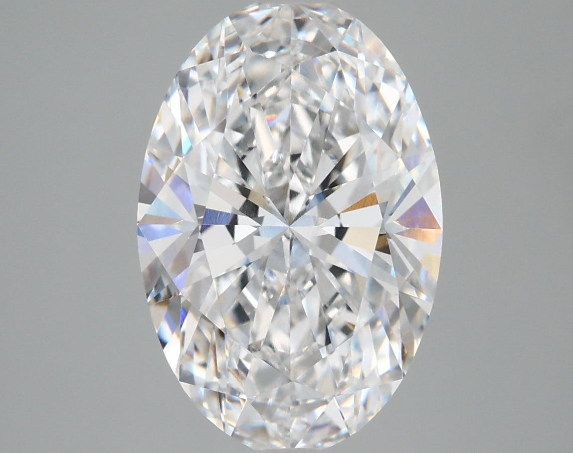 4.50 Carat Oval Shaped, Very Good Cut, D Color, VVS1 Clarity, IGI Certified Lab Grown Diamond