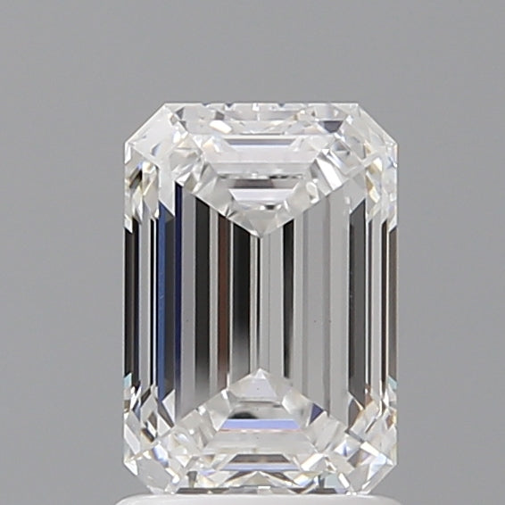 1.60 Carat Emerald Shaped, Ideal Cut, E Color, VVS2 Clarity, IGI Certified Lab Grown Diamond