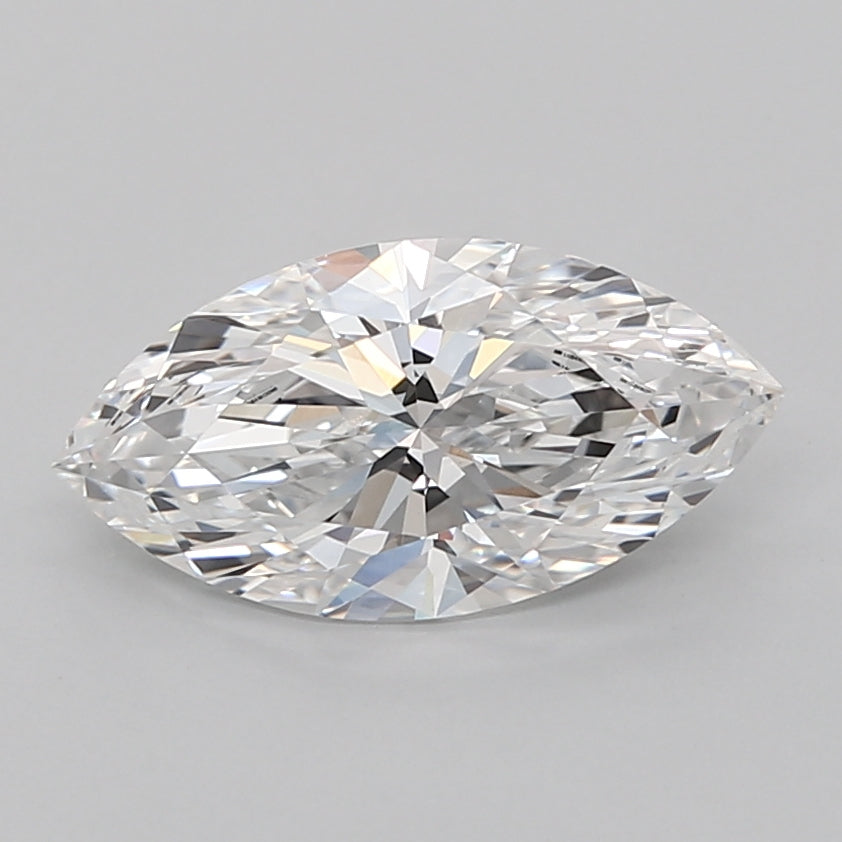 2.01 Carat Marquise Shaped, Ideal Cut, E Color, VVS2 Clarity, IGI Certified Lab Grown Diamond