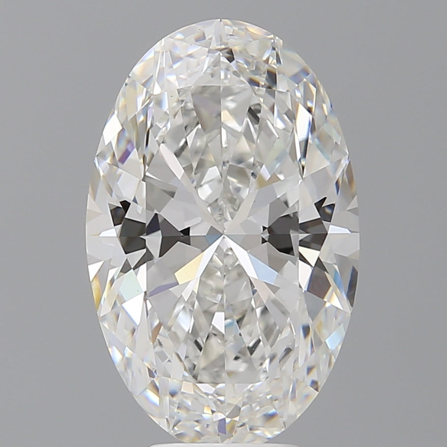 6.09 Carat Oval Shaped, Ideal Cut, E Color, VVS2 Clarity, IGI Certified Lab Grown Diamond