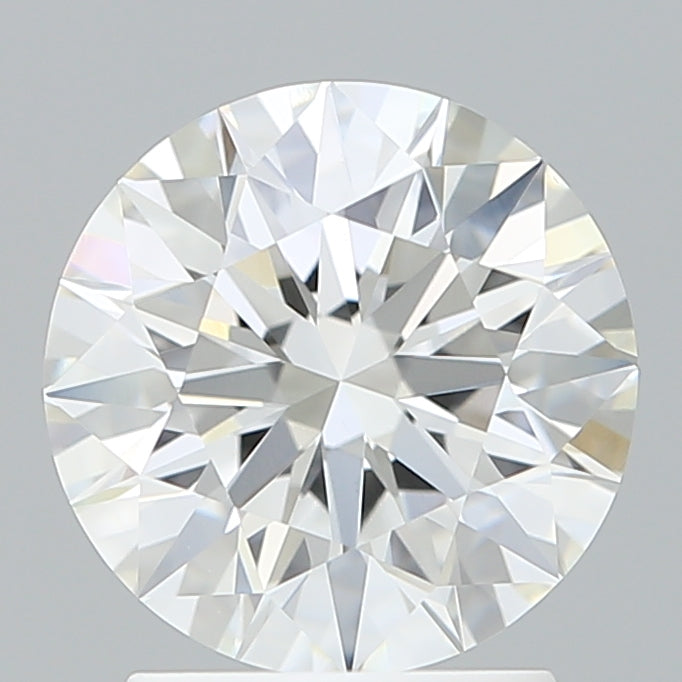 2.21 Carat Round Shaped, Excellent Cut, F Color, VVS2 Clarity, IGI Certified Lab Grown Diamond