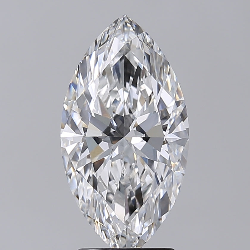 3.02 Carat Marquise Shaped, Excellent Cut, E Color, VVS2 Clarity, IGI Certified Lab Grown Diamond