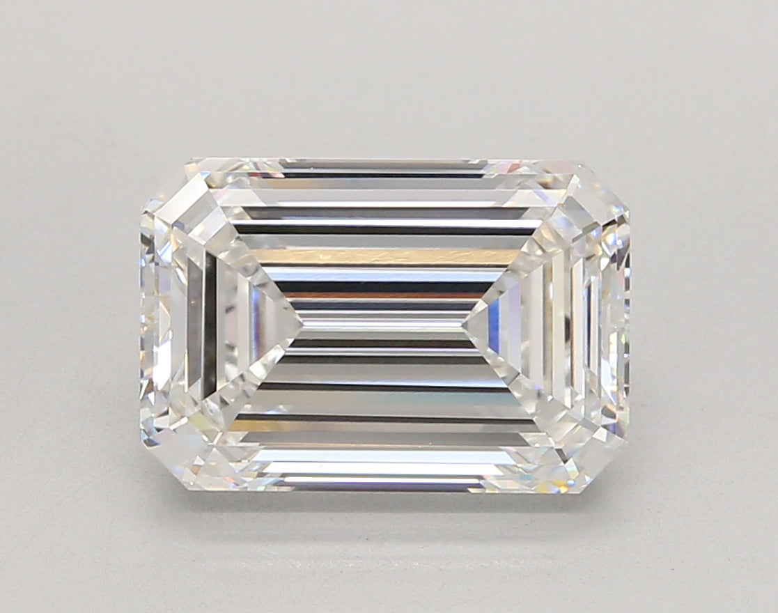 5.05 Carat Emerald Shaped, Ideal Cut, E Color, VVS1 Clarity, IGI Certified Lab Grown Diamond