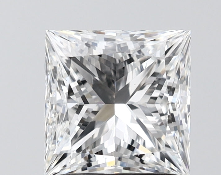 2.05 Carat Princess Shaped, Ideal Cut, D Color, VVS2 Clarity, IGI Certified Lab Grown Diamond