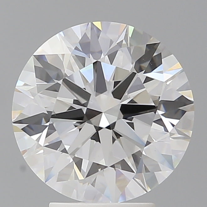 4.08 Carat Round Shaped, Ideal Cut, E Color, VVS2 Clarity, IGI Certified Lab Grown Diamond